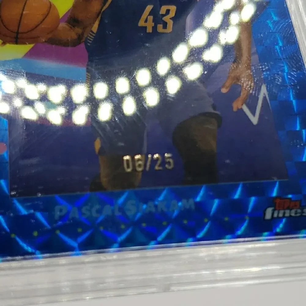 PASCAL SIAKAM 2024-25 TOPPS FINEST RARE BLUE GEOMETRIC /25